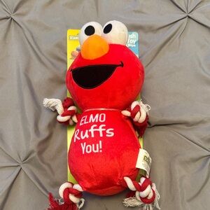 Sesame Street Elmo Rope Dog Toy